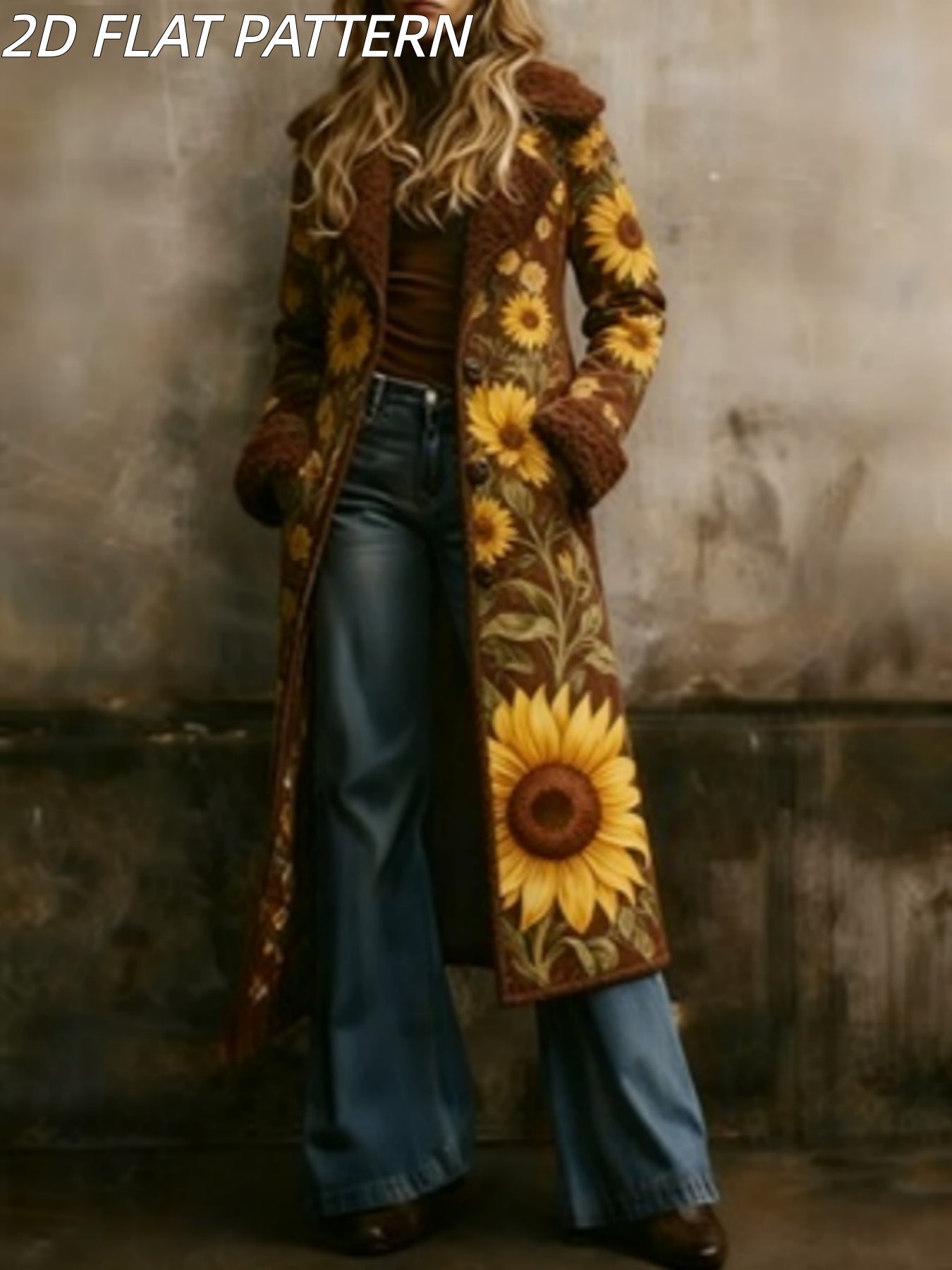 Double-Faced Cashmere-Style Mid-Length Overcoat For Women