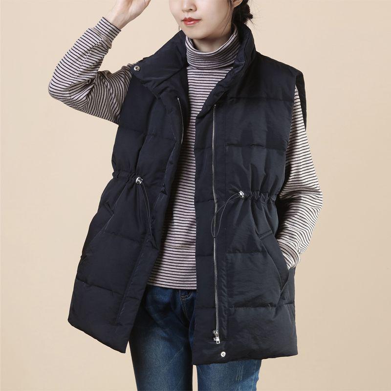 Women's Korean-style Short Duck Down Lightweight Down Vest