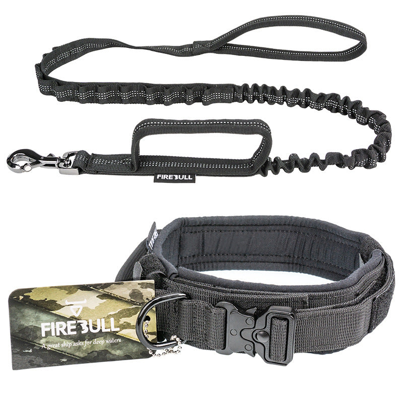Durable Tactical Pet Collar And Leash Set