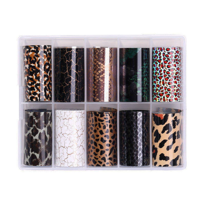 Women's Nail Stickers in Animal Print and Natural Patterning