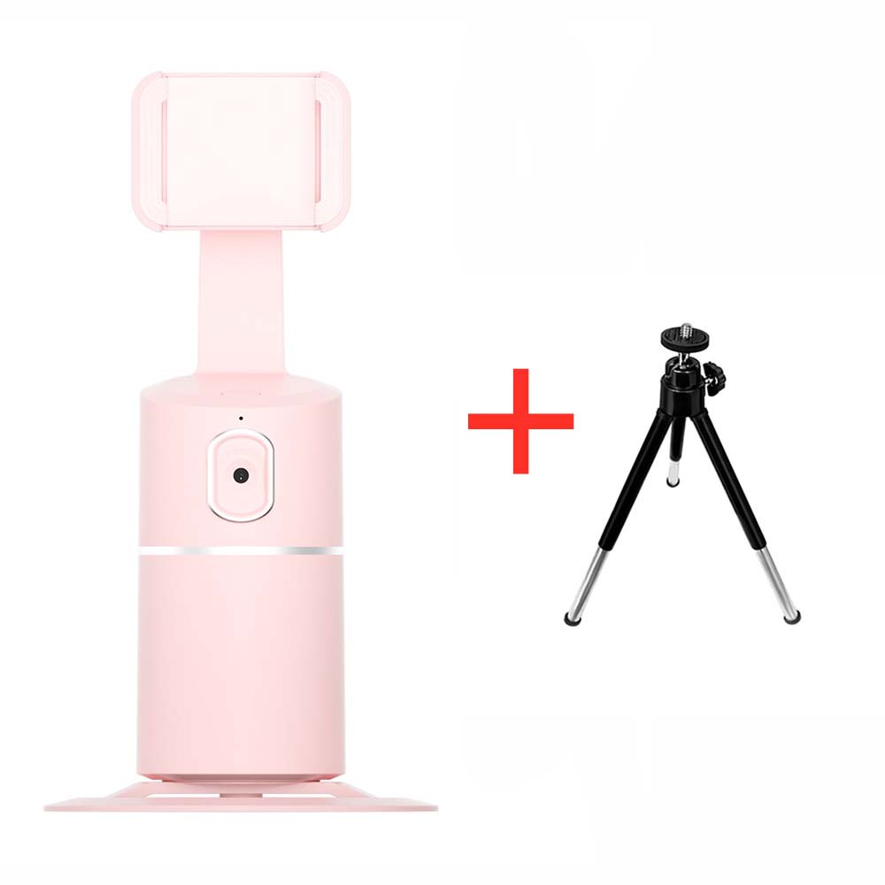 AI Face?Tracking 360° Rotating Phone Stand For Live Streaming