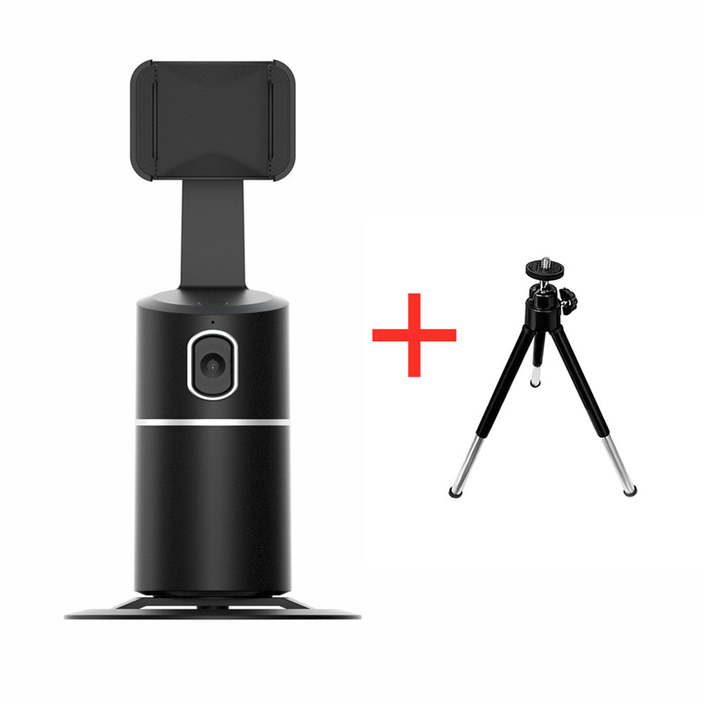AI Face?Tracking 360° Rotating Phone Stand For Live Streaming