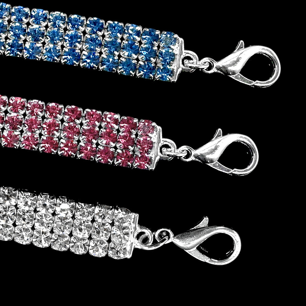 Rhinestone Crystal Dog Collar For Small And Medium Pets