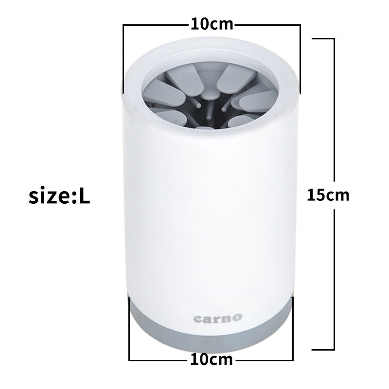 Portable Silicone Pet Paw Cleaner Cup With Comb