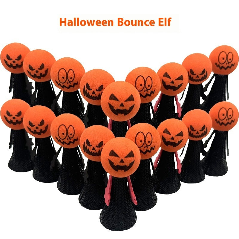 Jack-O-Lantern Elastic Finger Covers for Puppet Shows