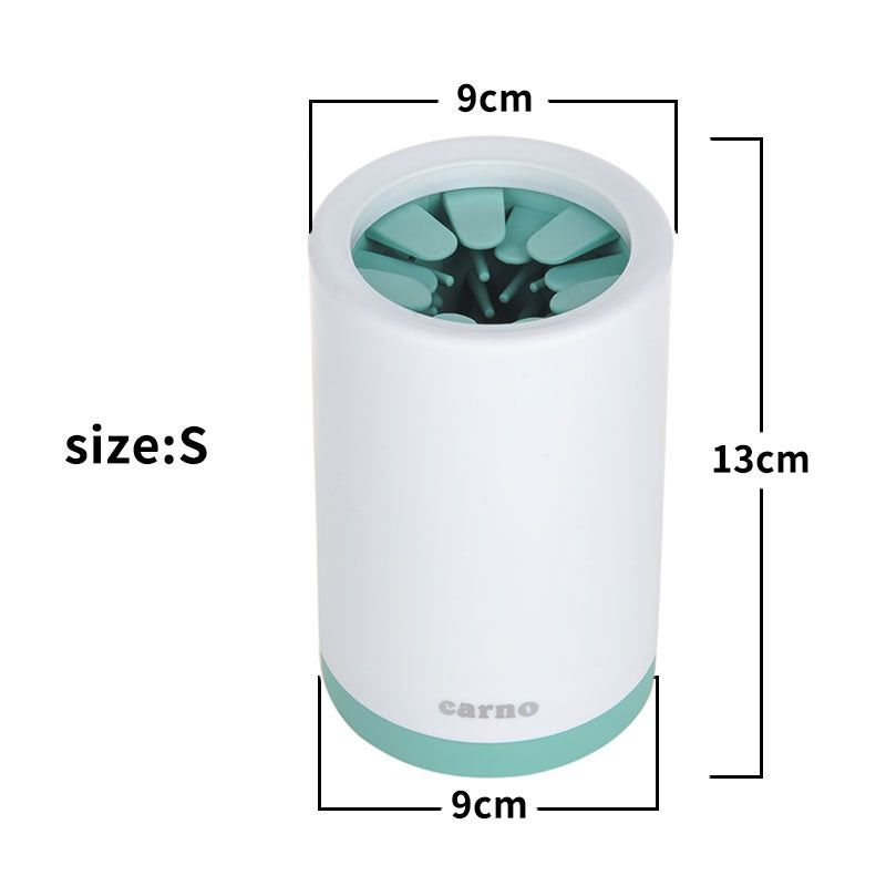 Portable Silicone Pet Paw Cleaner Cup With Comb