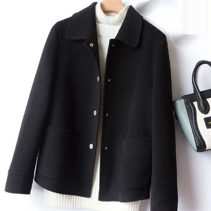 Double-sided Wool Coat For Petite Women