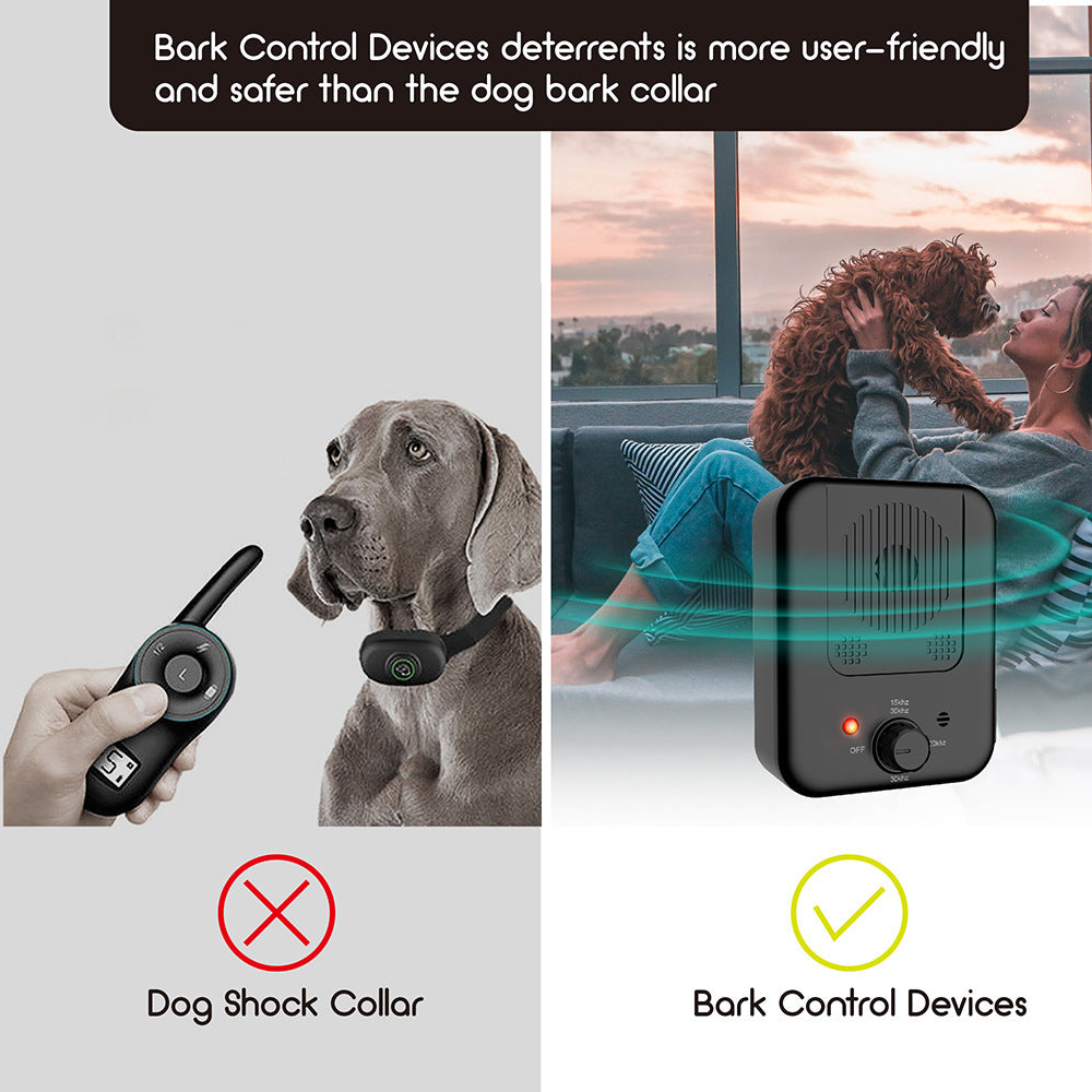 Ultrasonic Dog Anti Barking Device For Safe Training Control