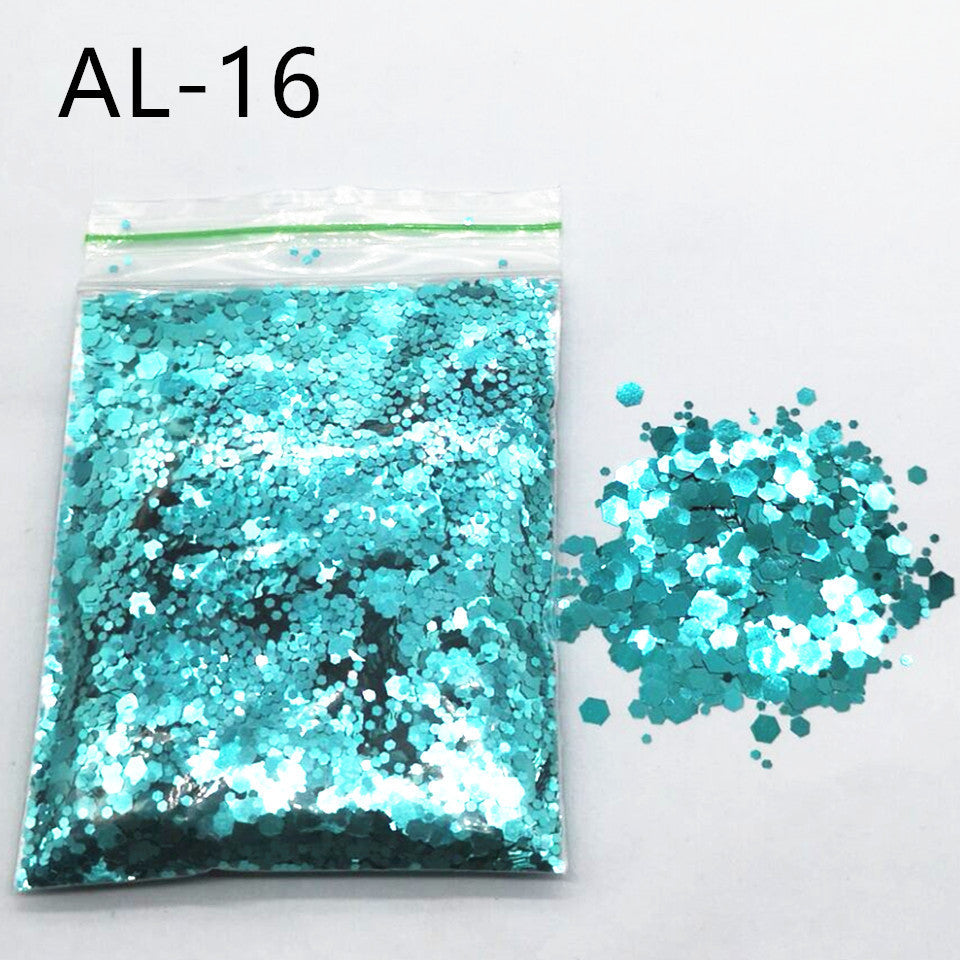 Glittery Sequin Nail Powder for Nail Art and Decoration