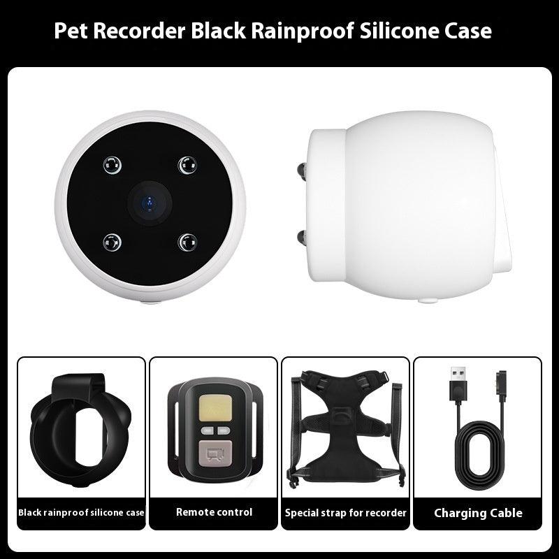 Pet Tracker Collar With Motion Recording Camera