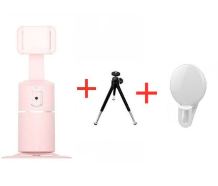 AI Face?Tracking 360° Rotating Phone Stand For Live Streaming