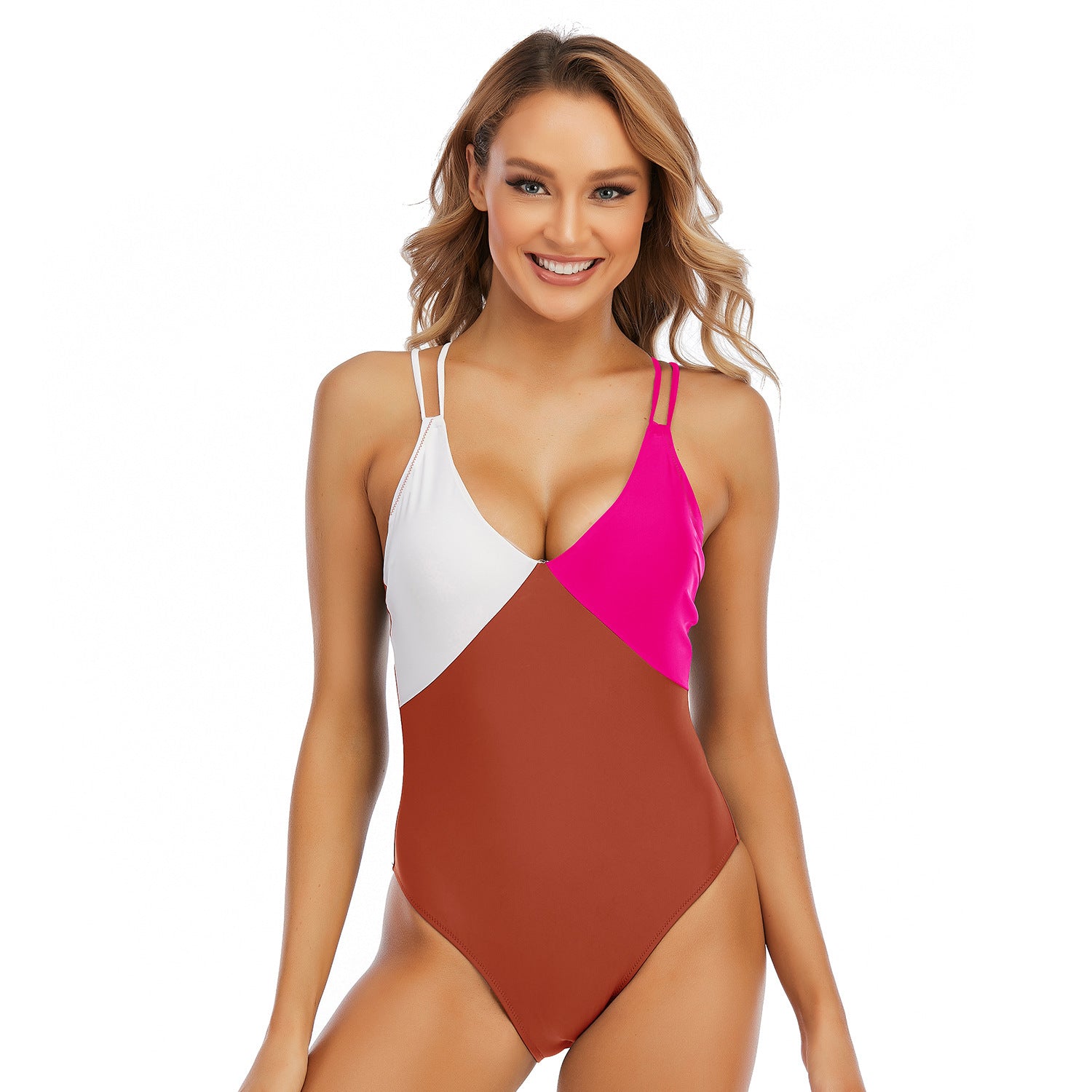 Women's One Piece Swimsuit with Off Shoulder Ruffle Sleeves