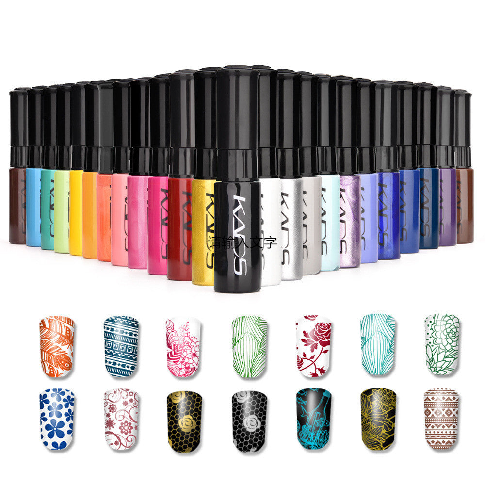 Color Print Nail Art Tubes for At Home Manicures-Theone Apparel