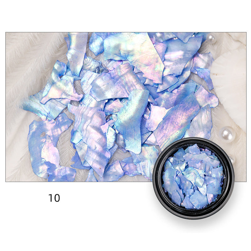 Faux Mother of Pearl Iridescent Nail Accessories in Multiple Colors-Style J-Theone Apparel