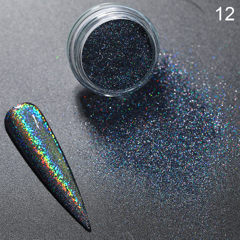 Glittery and Glitzy Nail Powder in Multiple Color Options-Theone Apparel