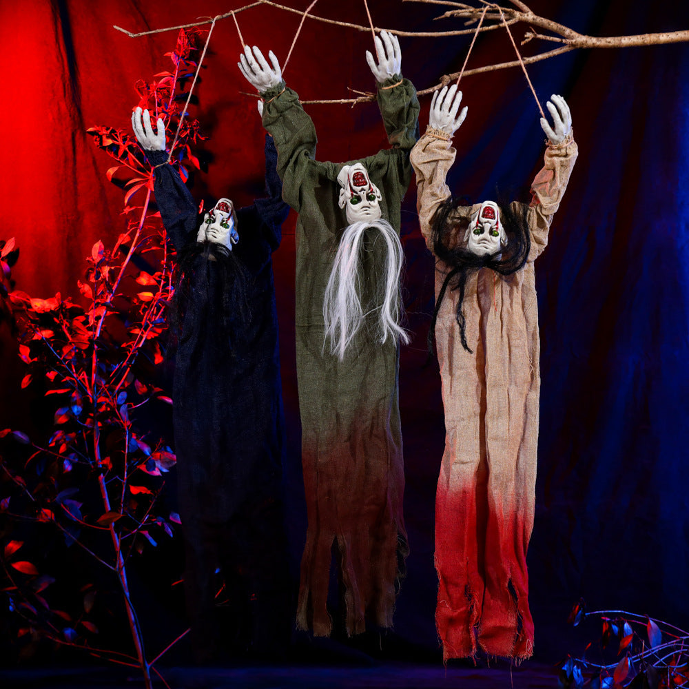 Hanging Ghouls with Wrist Ties Halloween Yard Decorations-Theone Apparel