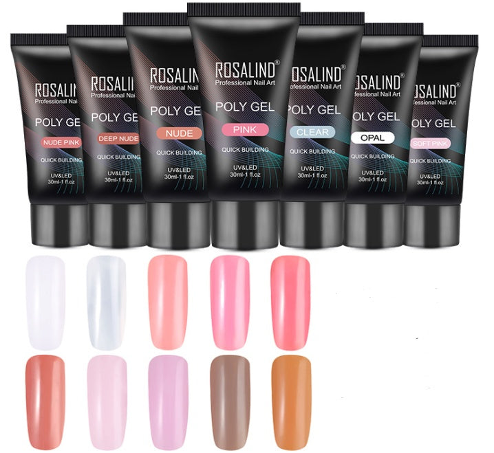 Nail Extension Poly Gel in Neutral Nude Shades-Theone Apparel