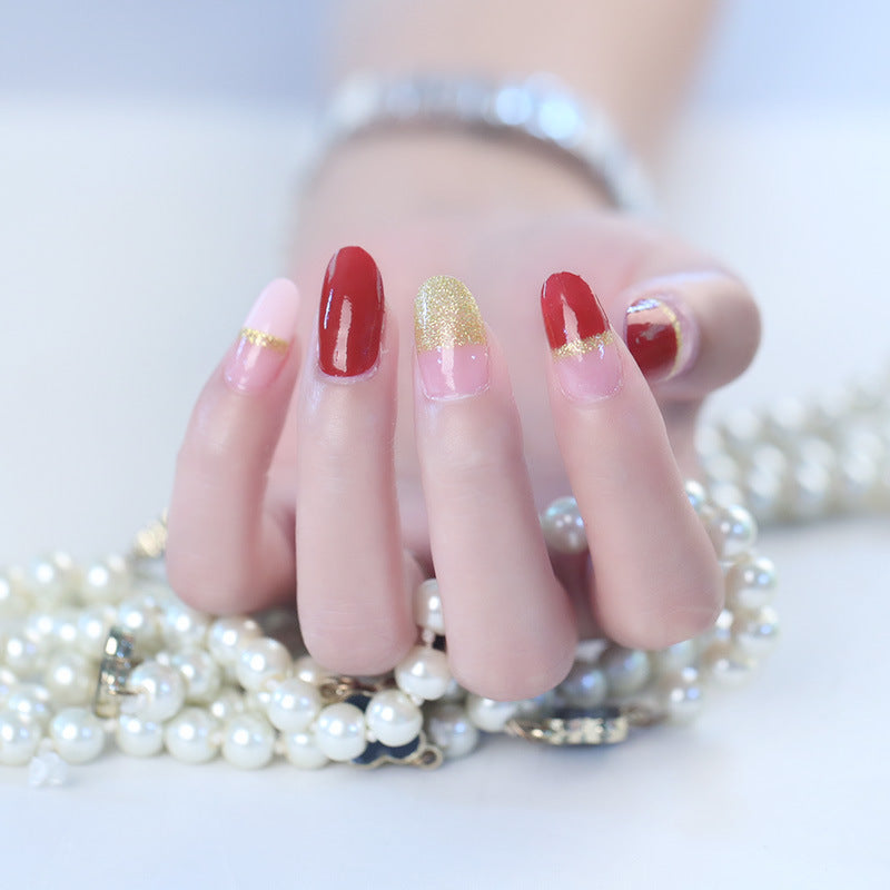 Women's Chevron Accent Nail Sitckers for At Home Manicures-Theone Apparel