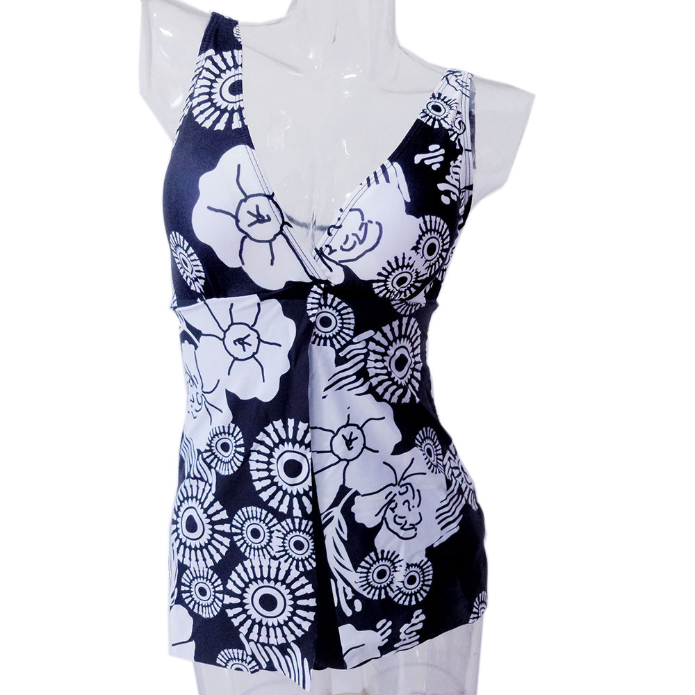 Women's One Piece Swimsuit With Flowy Fabric-Theone Apparel