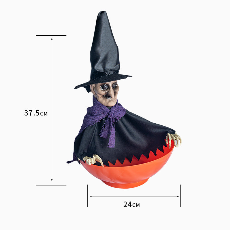 Halloween Ghoul Trick or Treat Bowl with Covering