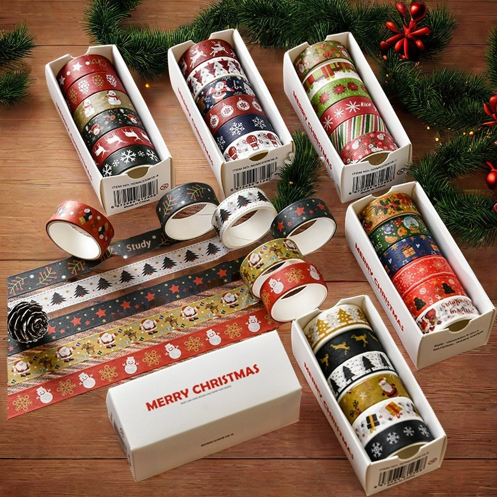 Christmas Themed Washi Tape and Christmas Gift Wrapping Tape