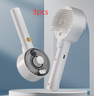 Self Cleaning Steam Brush For Dogs And Cats Grooming