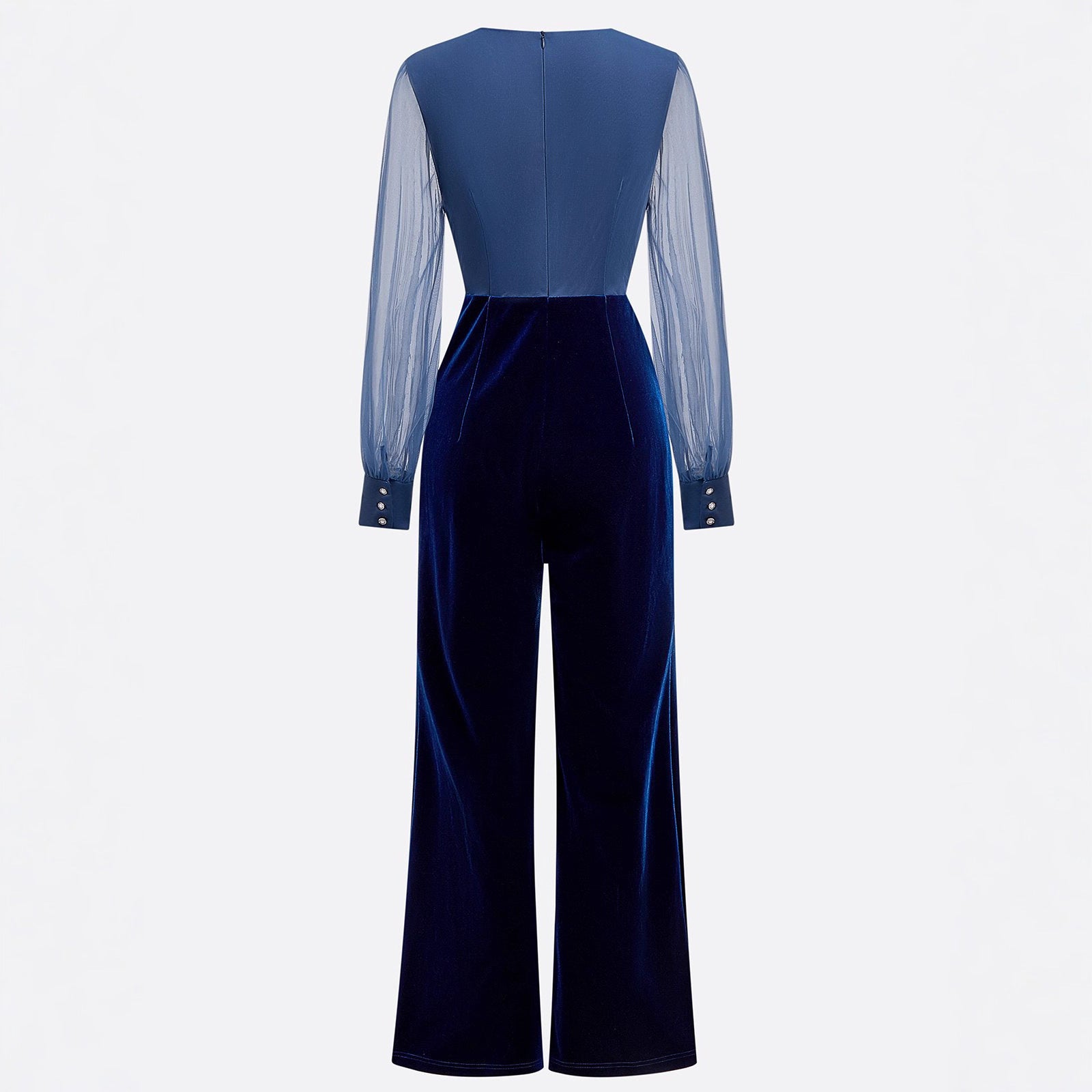 Velvet Jumpsuit With An Elegant Sophisticated Vibe