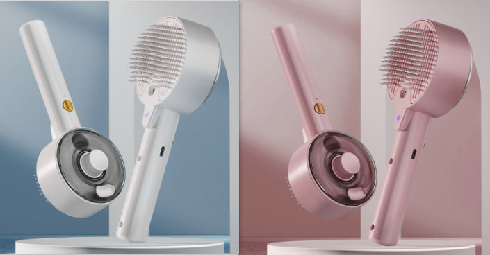 Self Cleaning Steam Brush For Dogs And Cats Grooming