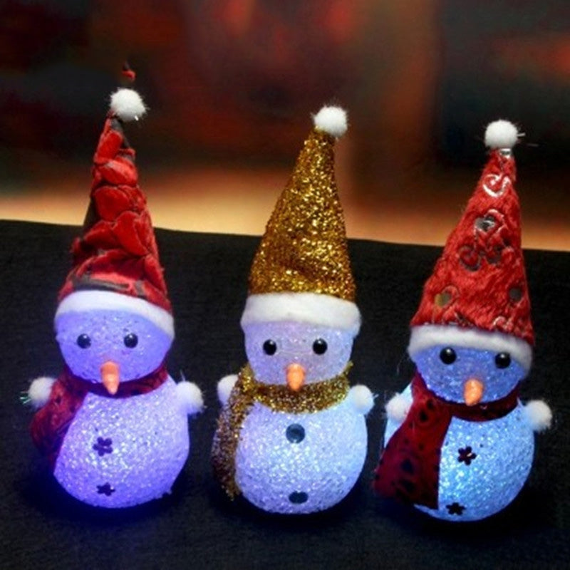 Novelty Glowing Snowman Night Light