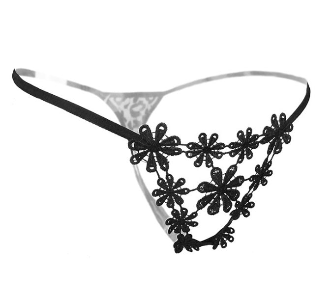 Flores Frente G String Panty