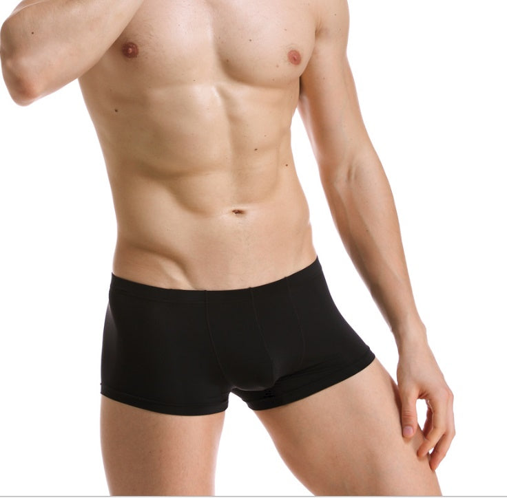 Einfarbige kurze Boxershorts