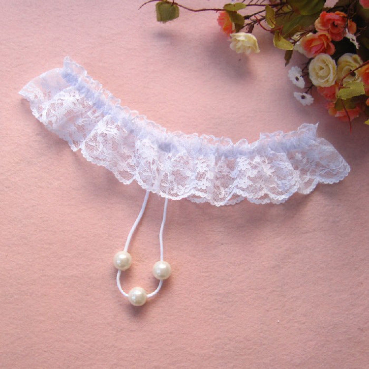 Pearls in tasca Skirted G String