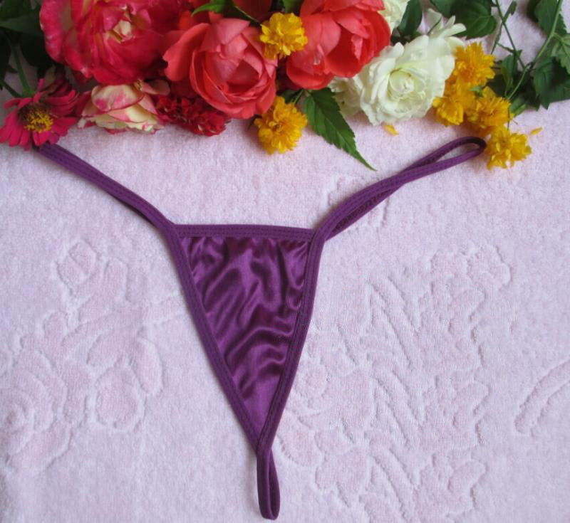 Simple G-String Thong with Transparent Lace Thong