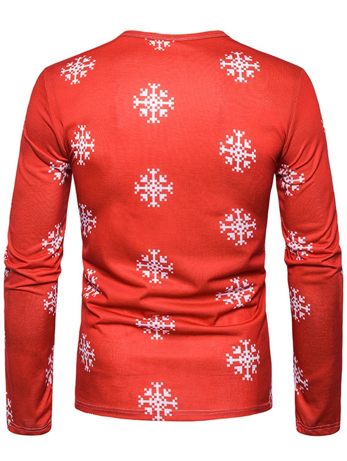 3D Reindeer Christmas Crew Neck Shirt - THEONE APPAREL