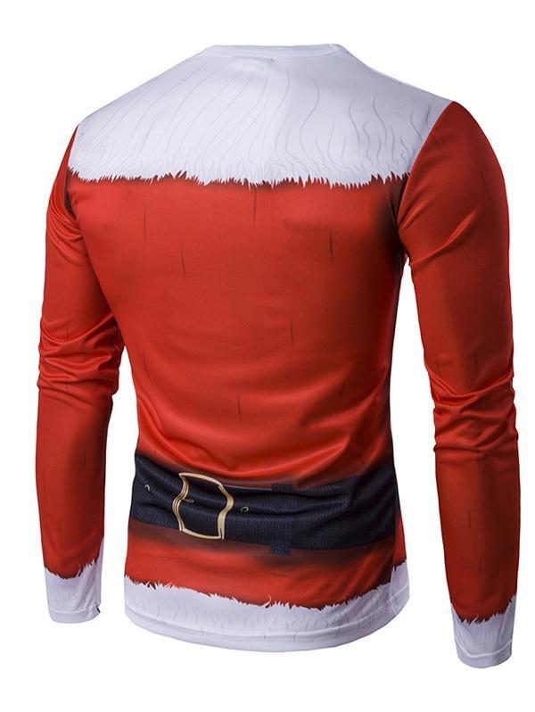 3D Santa Claus Christmas Mens Shirt - THEONE APPAREL