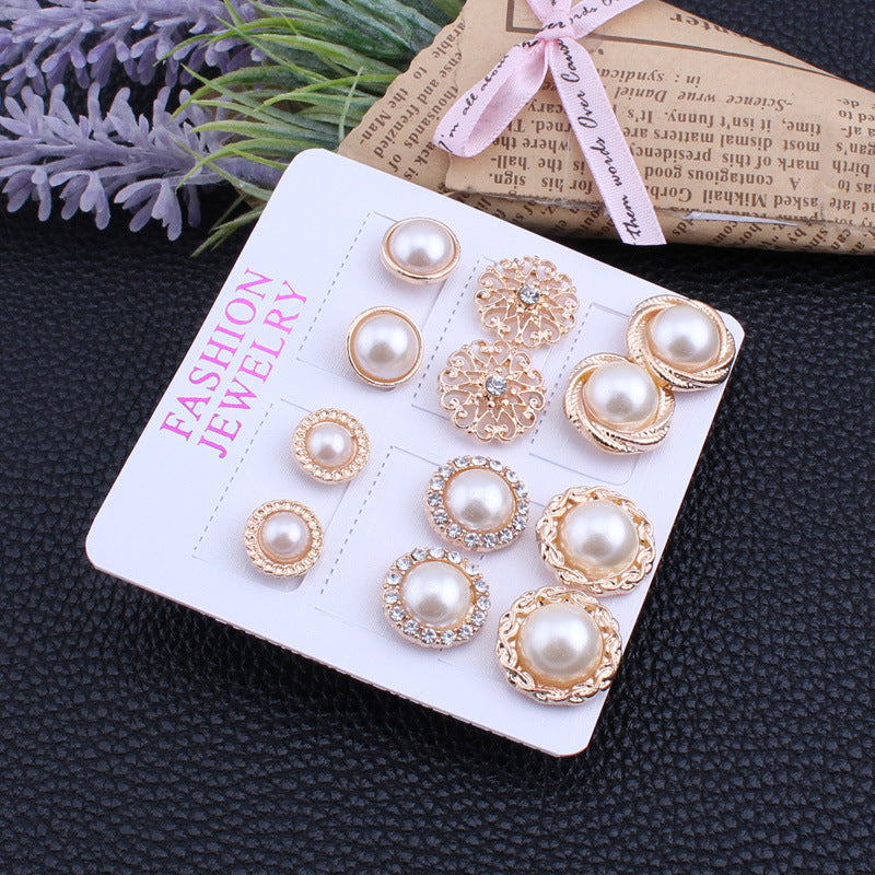 Classic Vintage Style Pearl Earrings