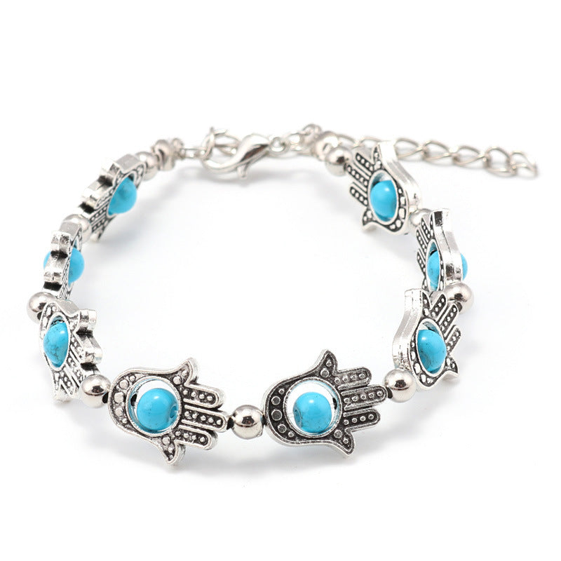 Hamsa metalen bedelarmband