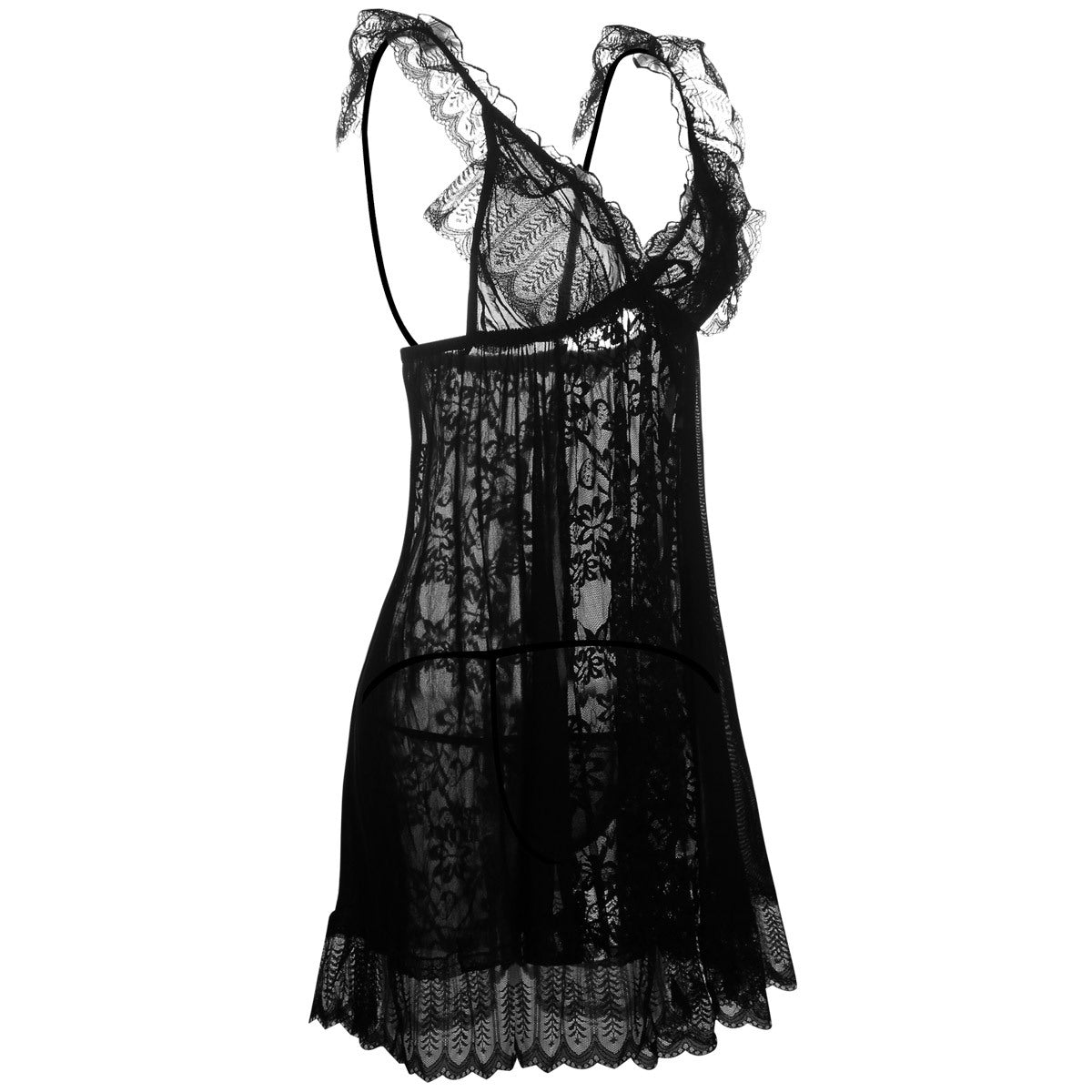 Fancy Vintage Lace Lingerie Dress