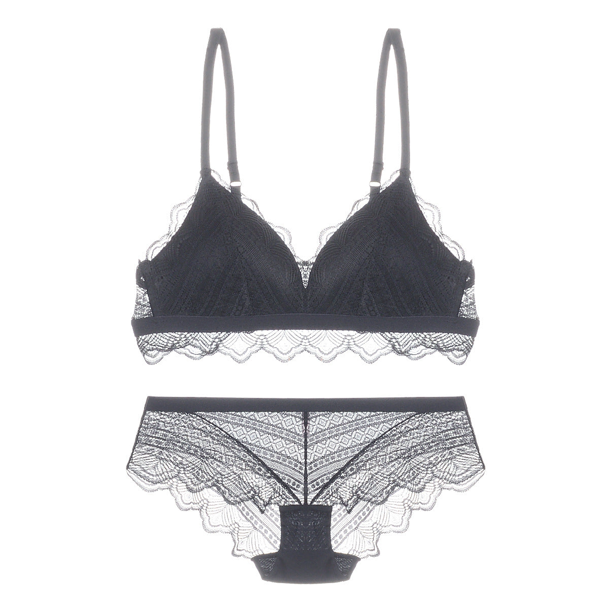 Patroon -statement Bra en panty set