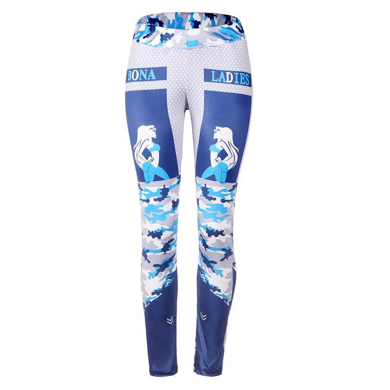 For the Ladies Printed Gym Leggings