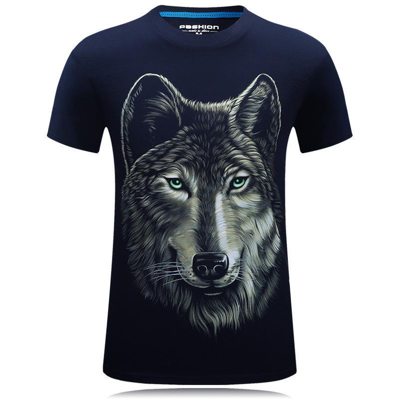 Wolf of Wonders shirt met korte mouwen