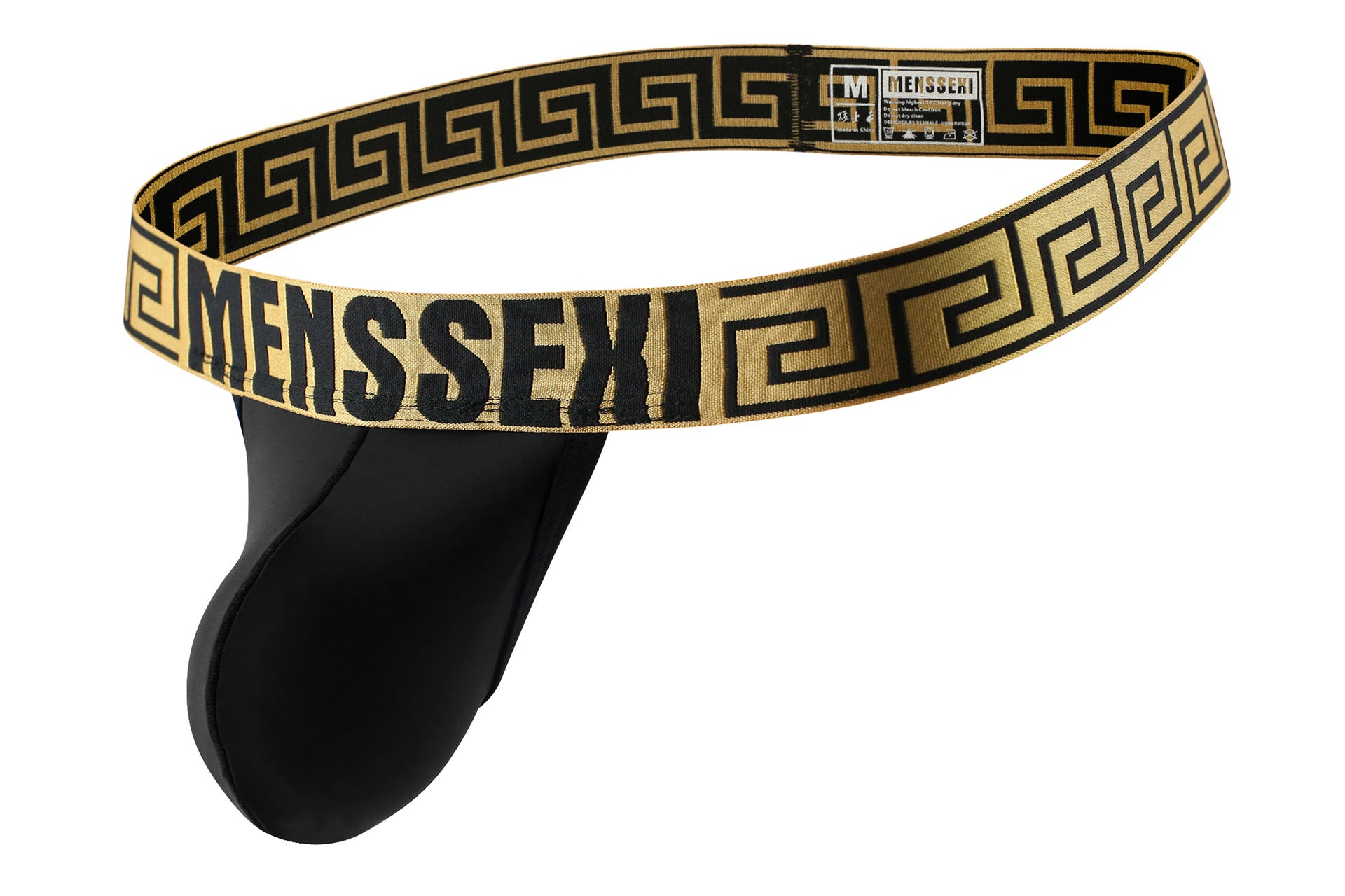 Colorful Silk Thongs-Black-Theone Apparel