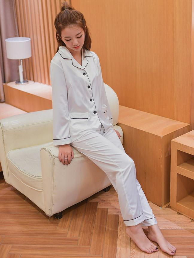 Comfortably Cute Long Sleeve Pajamas Set - Theone Apparel