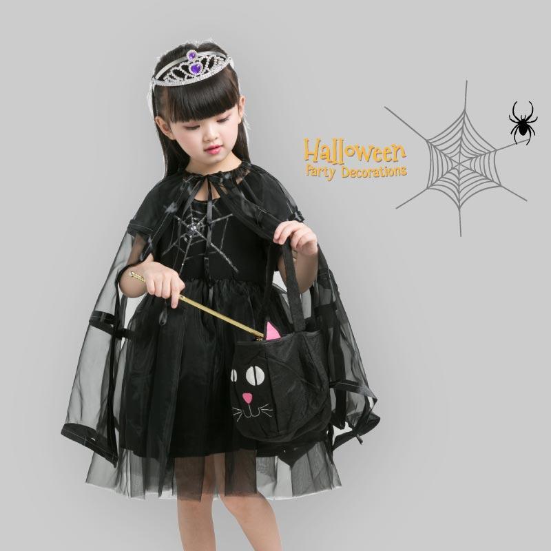 Cute Little Cat Halloween Costume for Girl - Theone Apparel