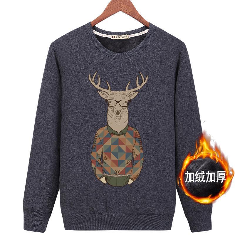 Deer With Hipster Glasses Sweater - Theone Apparel