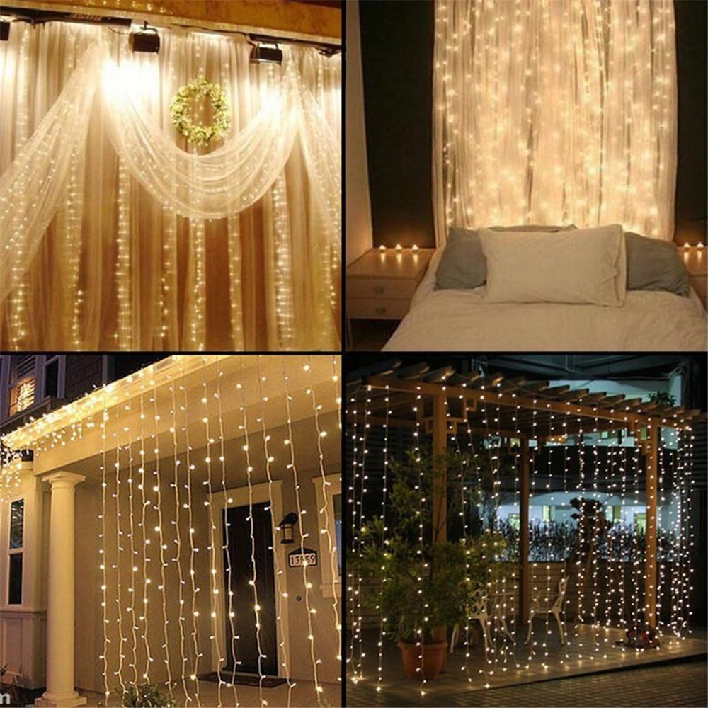 Decorative Window Curtain String Lights - Theone Apparel