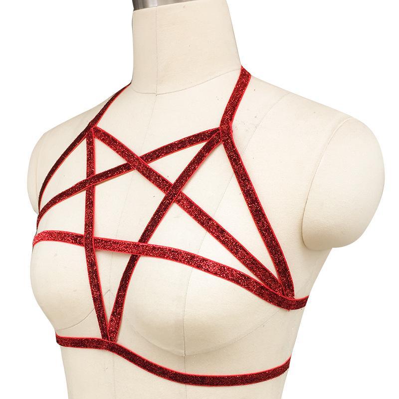 Five Star Open Bust Cage Bra