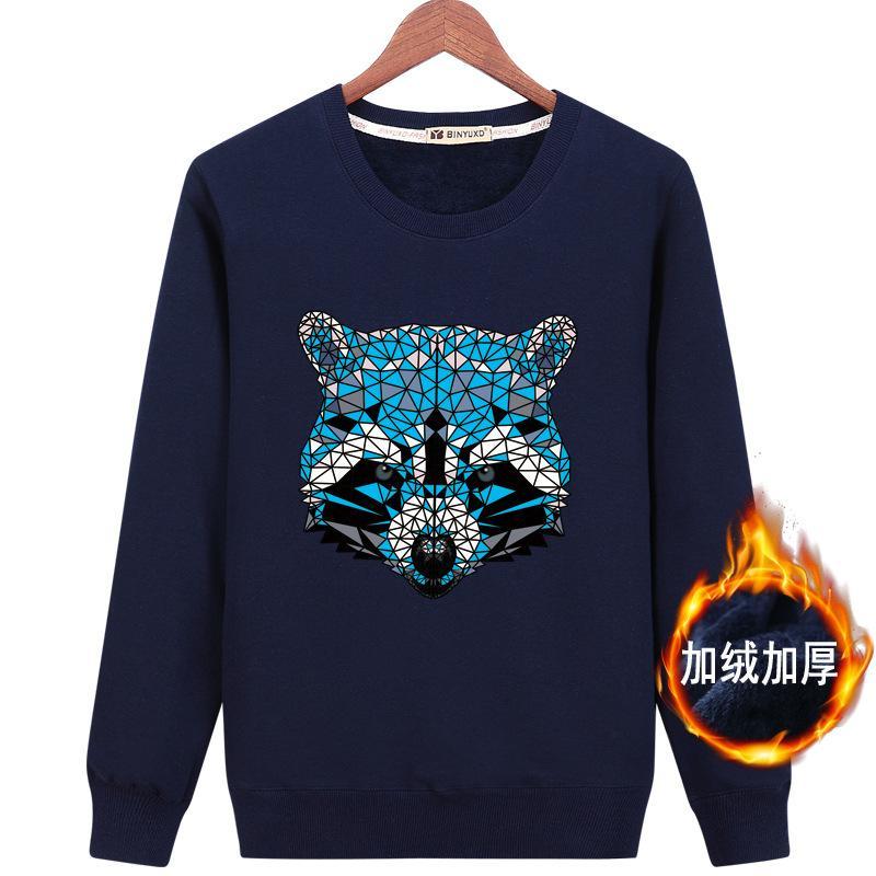 Geometric Tile Raccoon Graphic Sweater