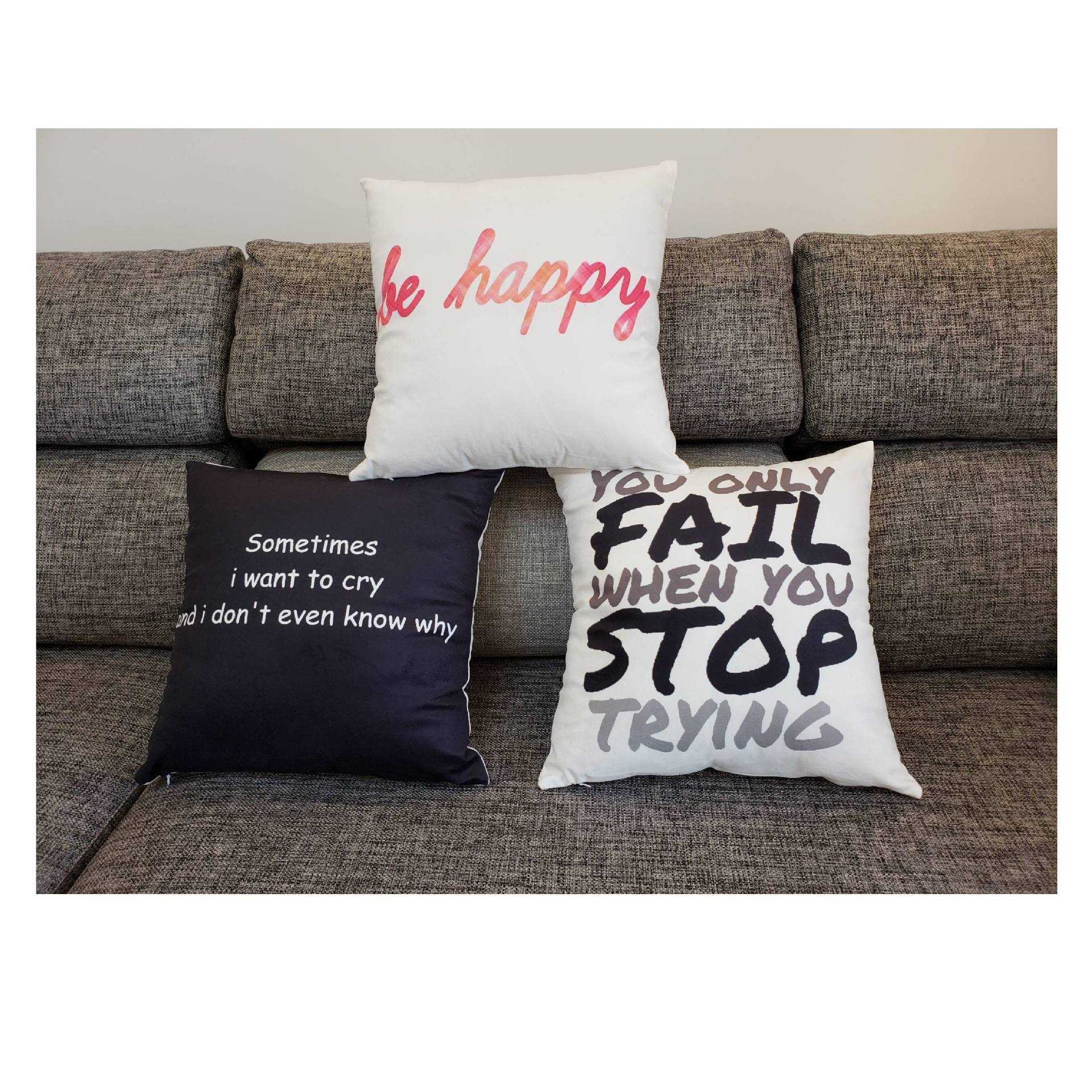 Good Intentions Inspirational Pillow Covers