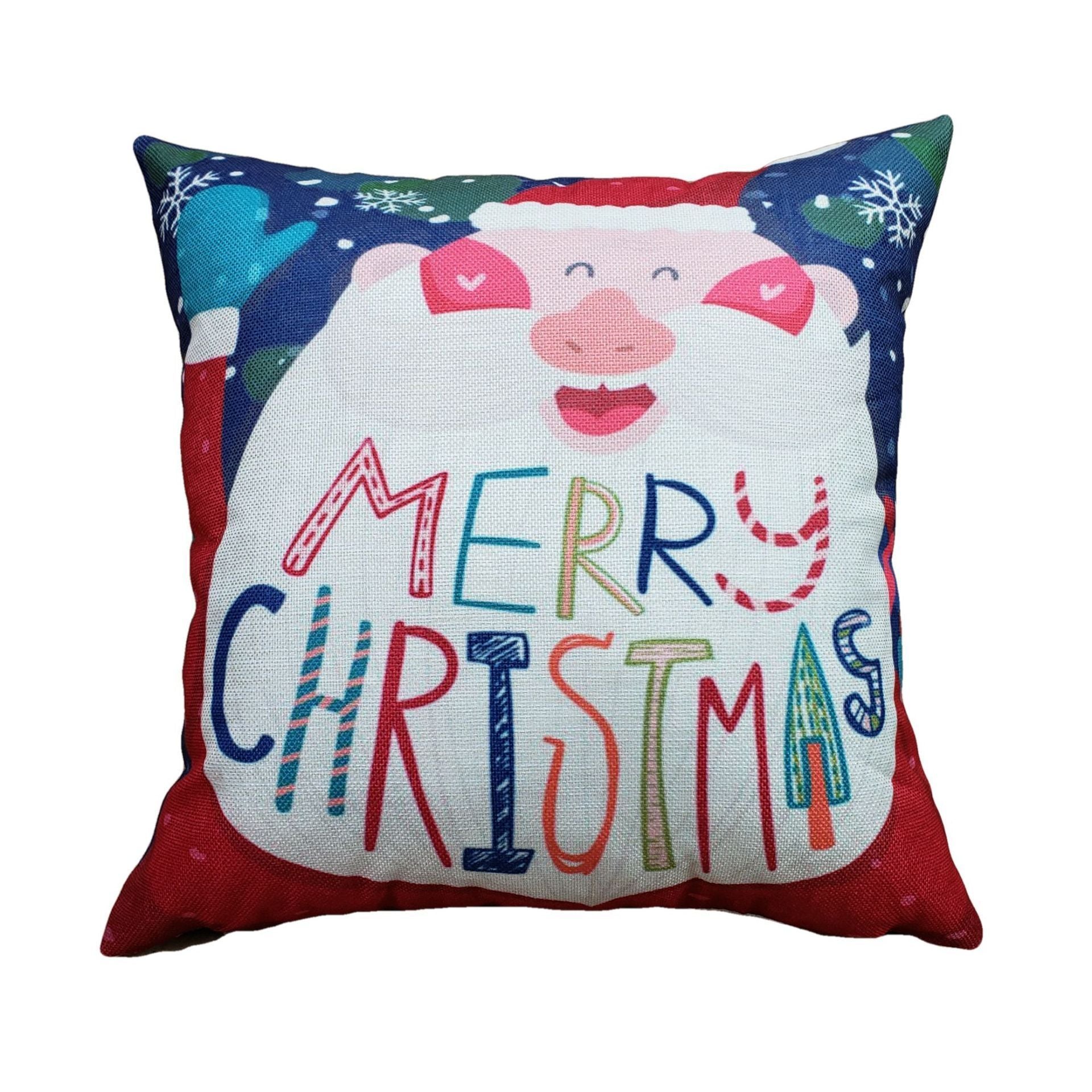 Happy Holiday Christmas Pillow Covers